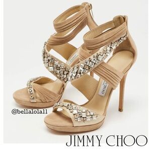 AUTHENTIC JIMMY CHOO SWAROVSKI HEELS
